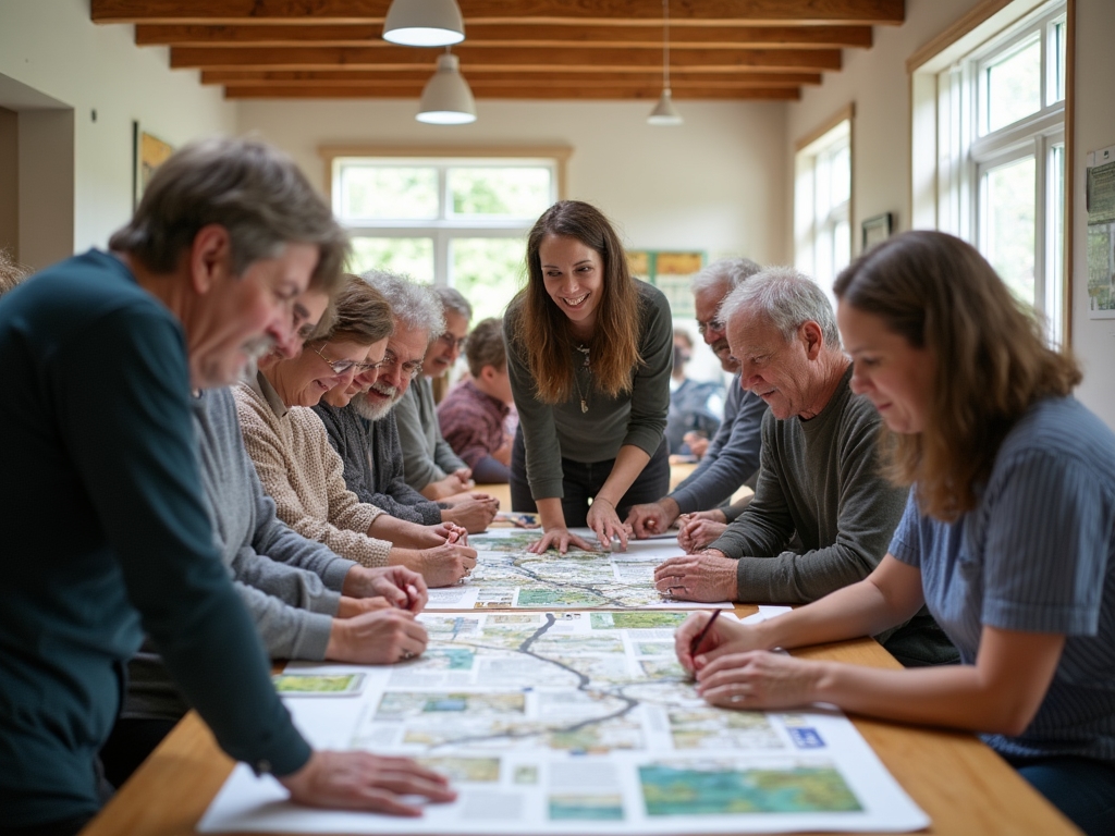 Atelier participatif avec habitants locaux