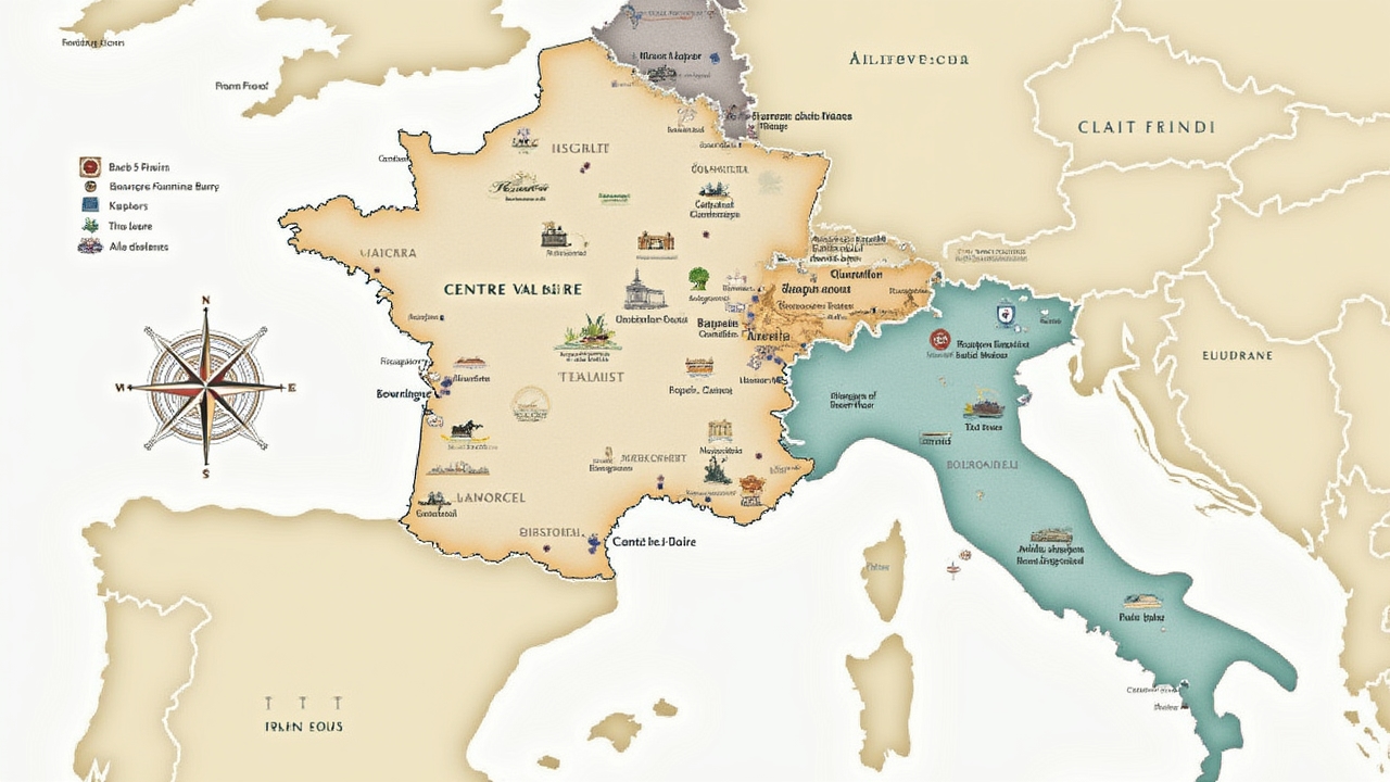 Carte des régions d'intervention de Tquietpath Conseil